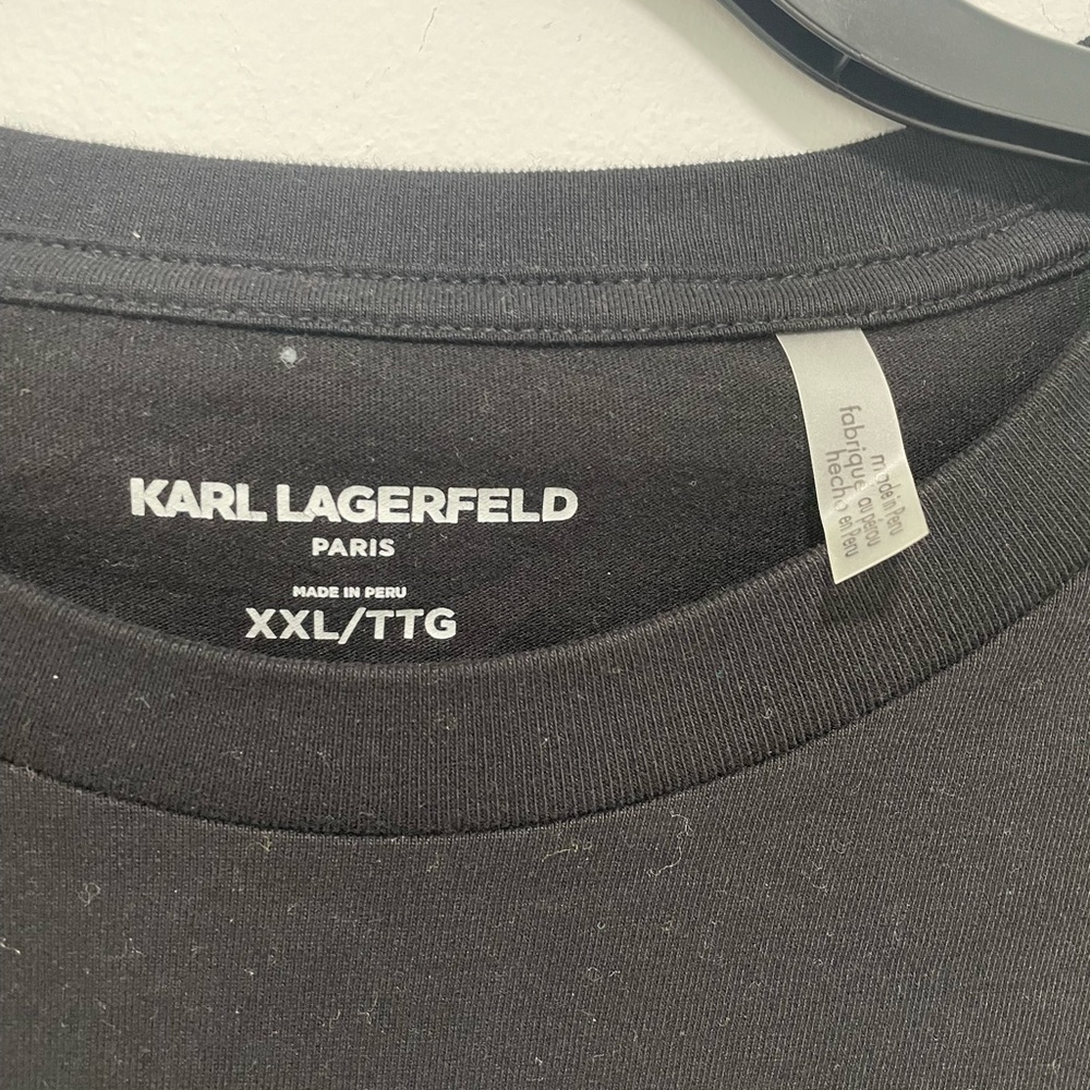 Karl Lagerfeld Black Long Sleeve Shirt - Picture 5 of 11